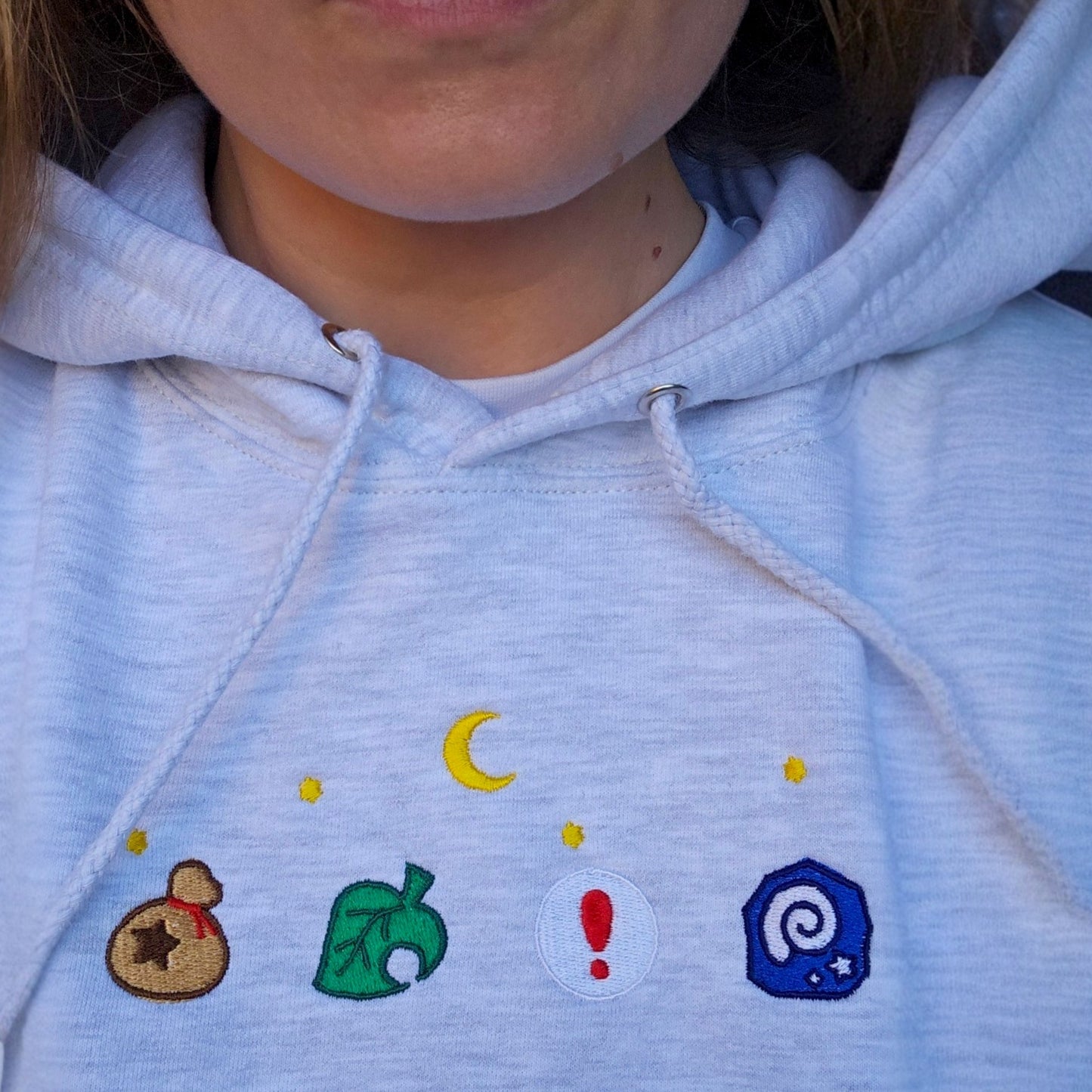 ACNH Icons Embroidered Hoodie