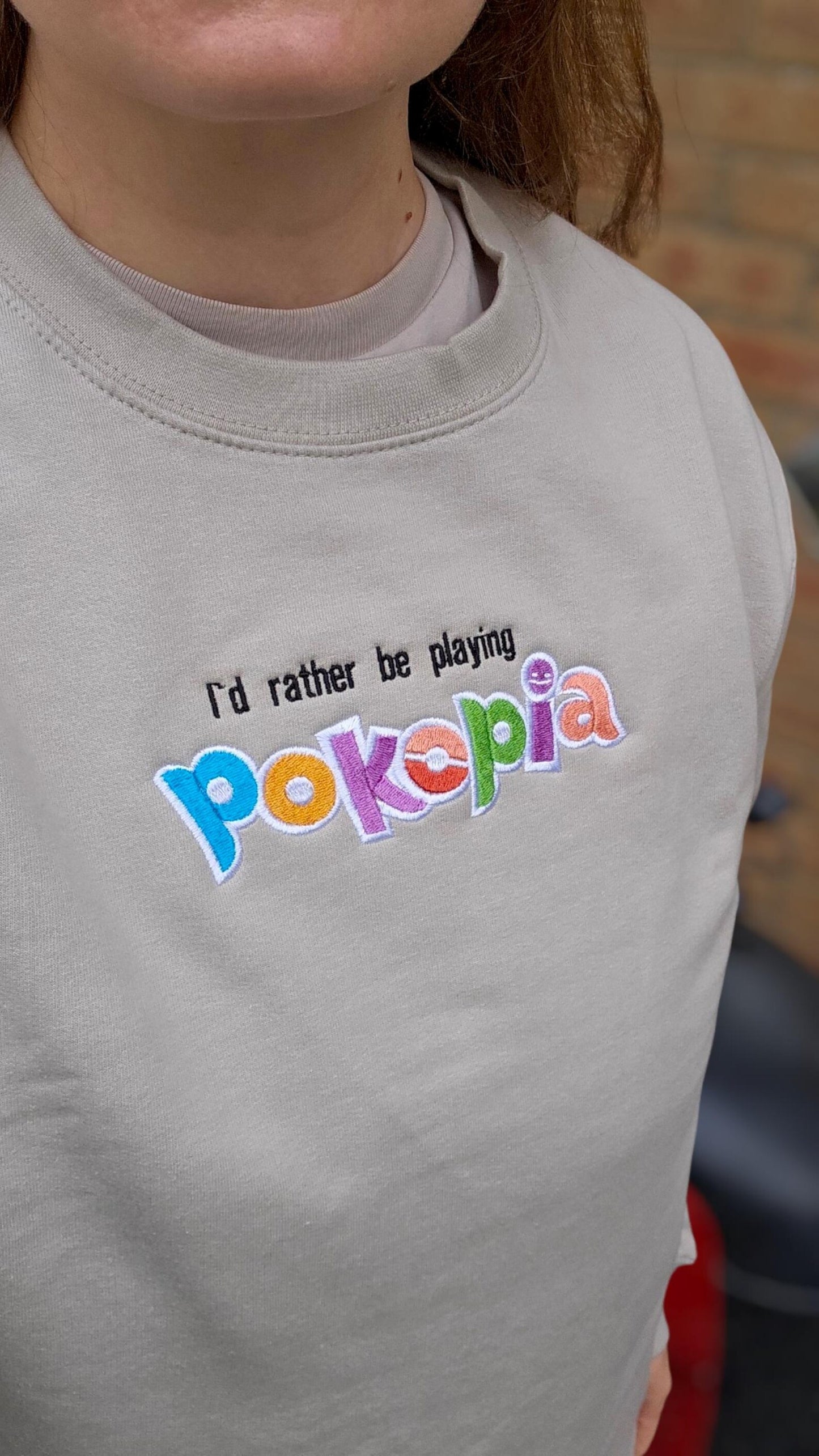 Gaming Embroidered Sweatshirt | Gaming Fan Gift | Cosy Crewneck