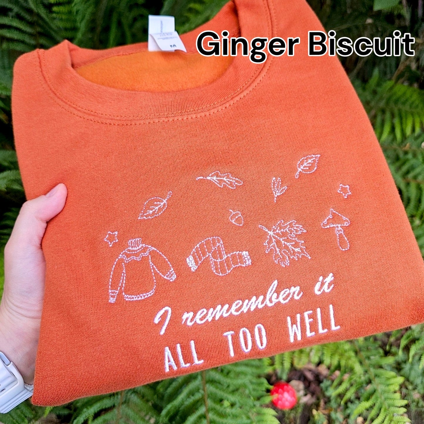Embroidered Sweatshirt I Remember It All Too Well, Autum Crewneck Jumper, Merch, Swiftie