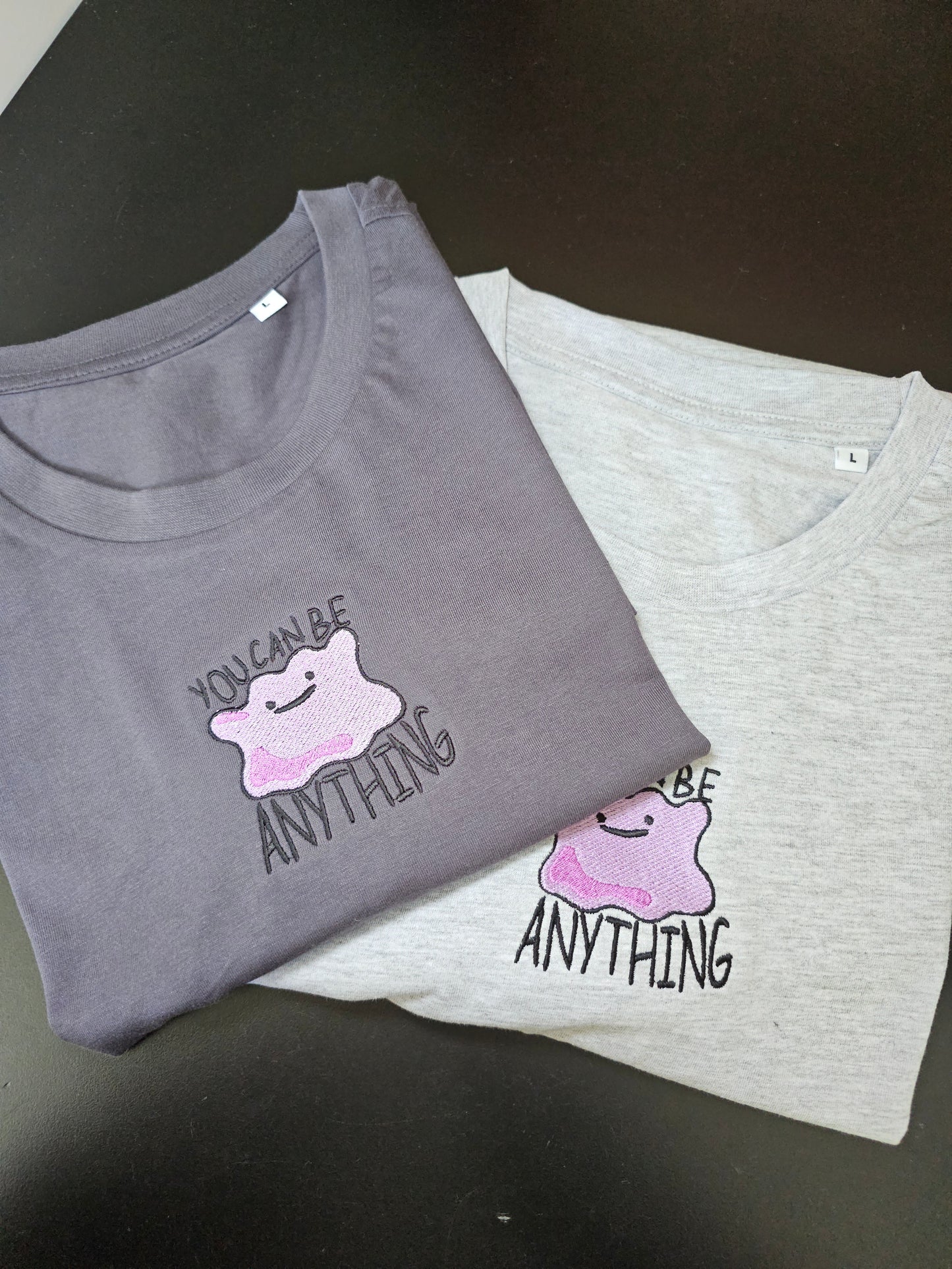 You Can Be Anything Cute Embroidered T-shirt