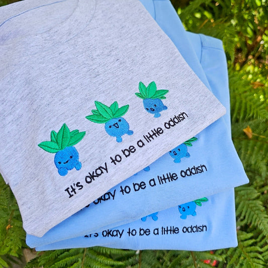 It's Ok To Be A Little Different Embroidered T-shirt