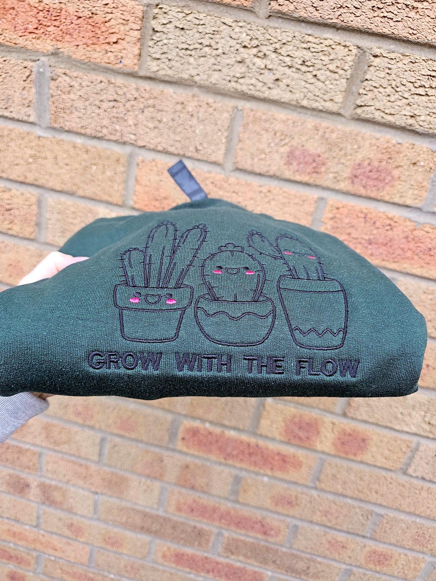 Kawaii Embroidered Sweatshirt | Motivational Jumper | Gift For Her