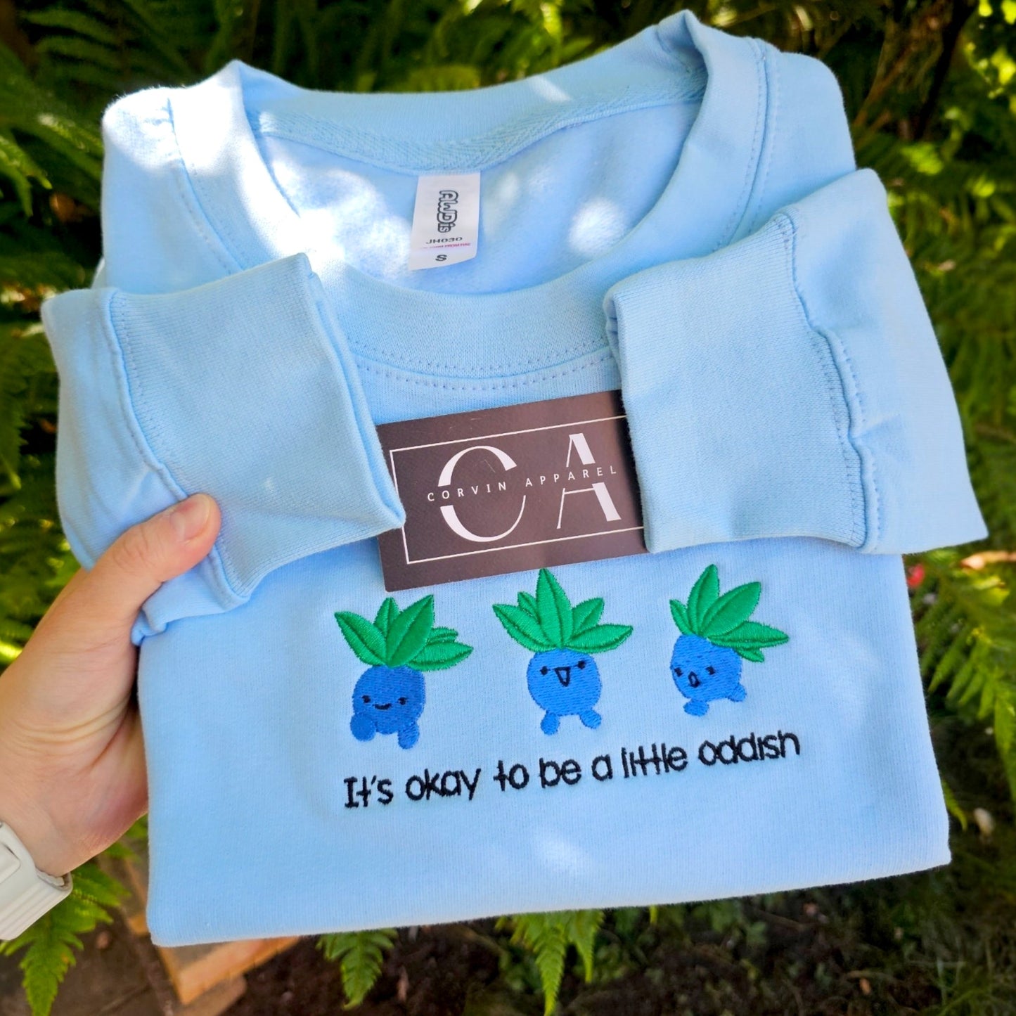 It's Ok To Be A Little Oddish Embroidered Sweatshirt