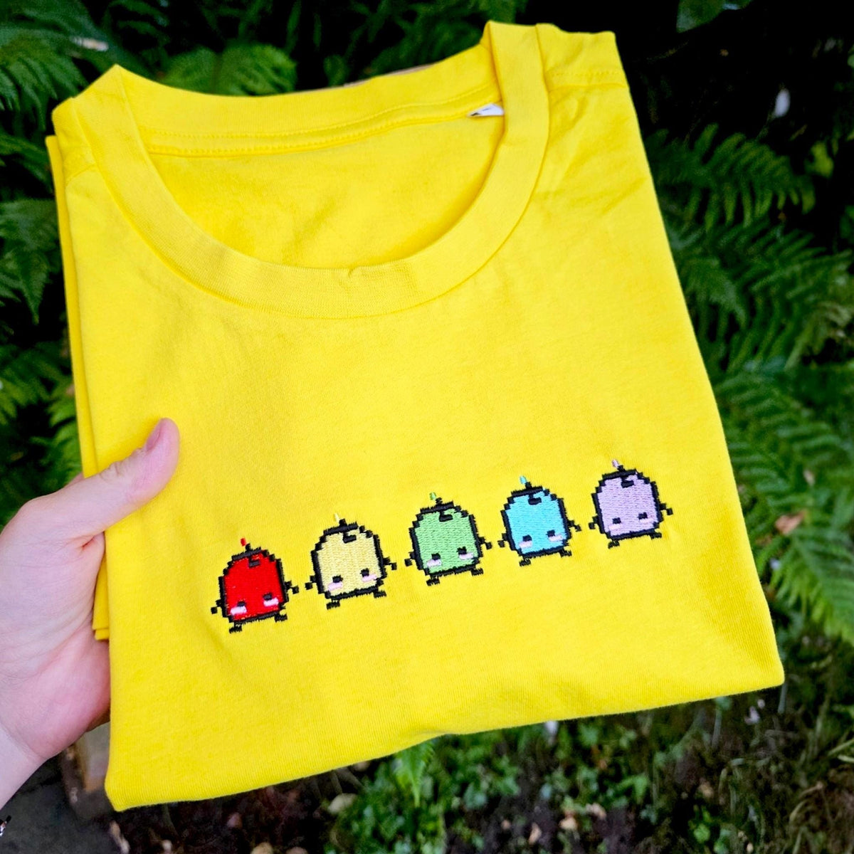 Forest Spirits Embroidered T-shirt | Cute Gaming Top