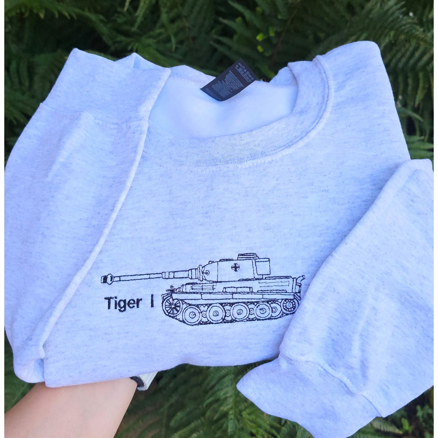 Tiger I Embrodiered Sweatshirt | | World Of Tanks | Warthunder