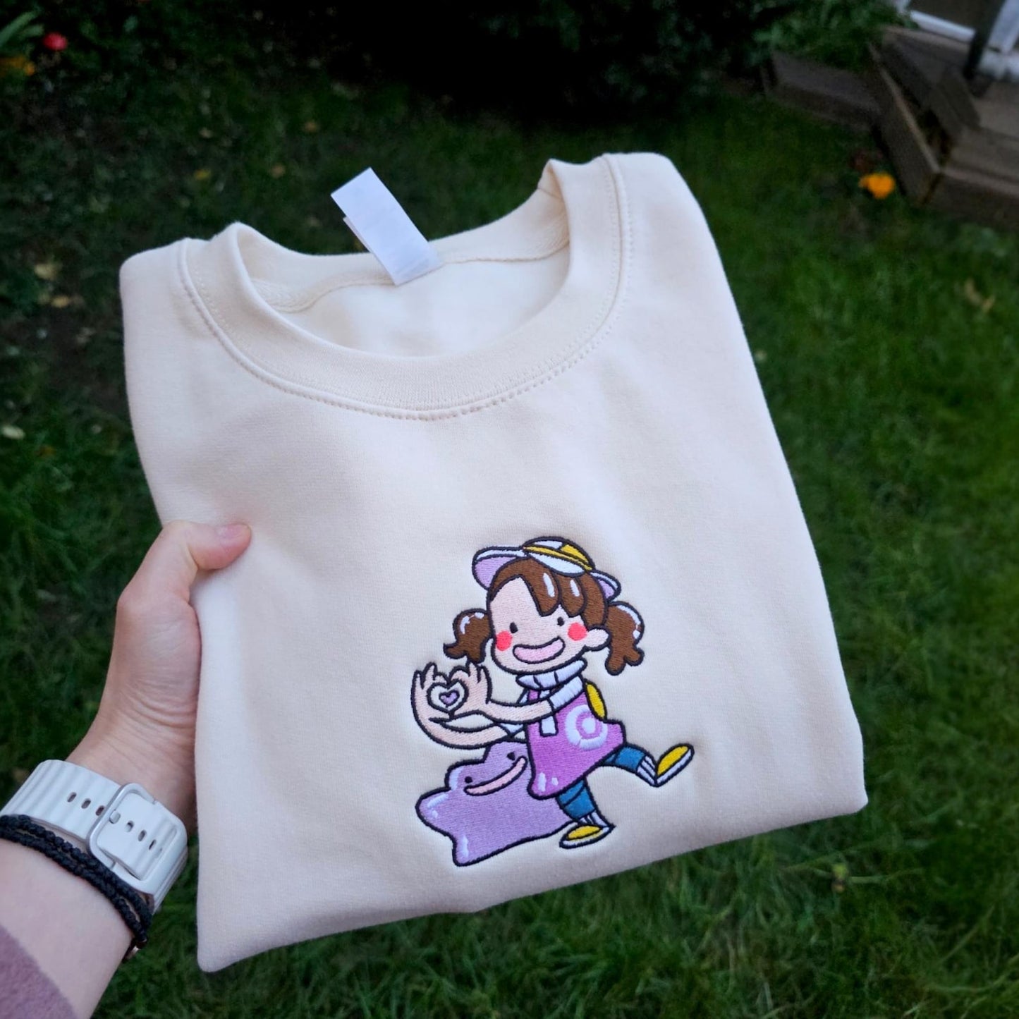 Cozy Gamer  Embroidered Sweatshirt | Cute Gamer Gift | Cosy Gaming Jumper