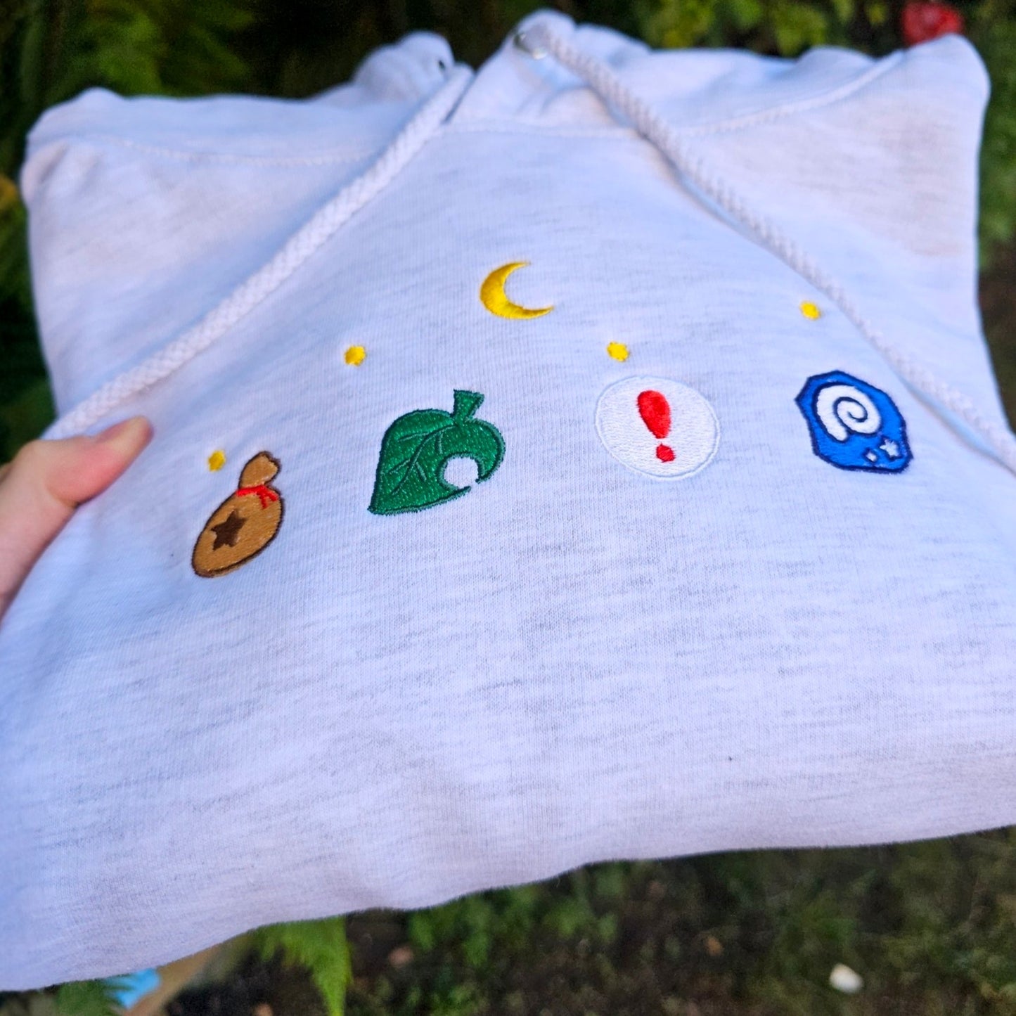 ACNH Icons Embroidered Hoodie