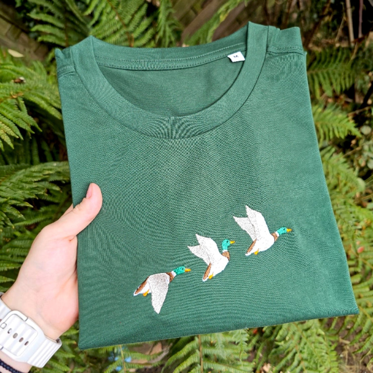 Mallard Embroidered T-shirt | Ducks Shirt