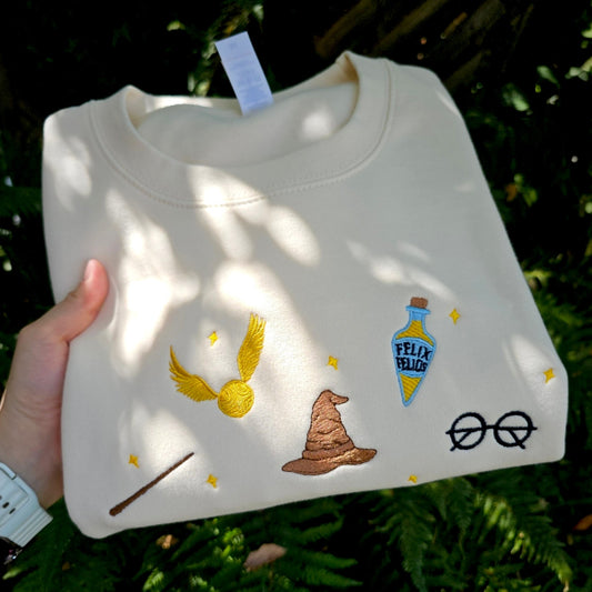 Magic School Essentials Embroidered Sweatshirt