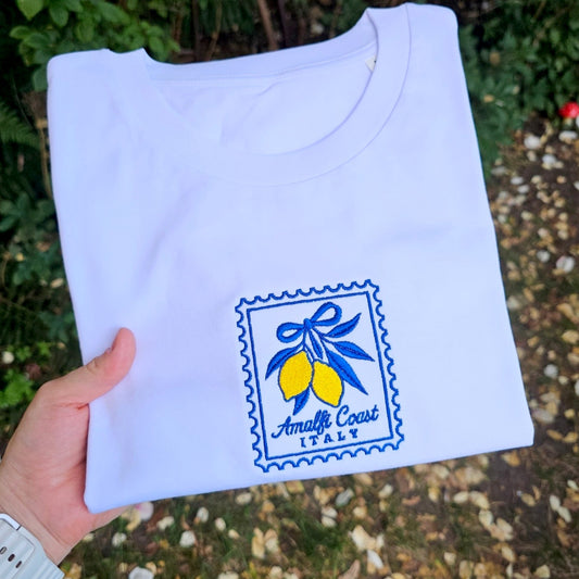 Amalfi Coast Embroidered T-shirt