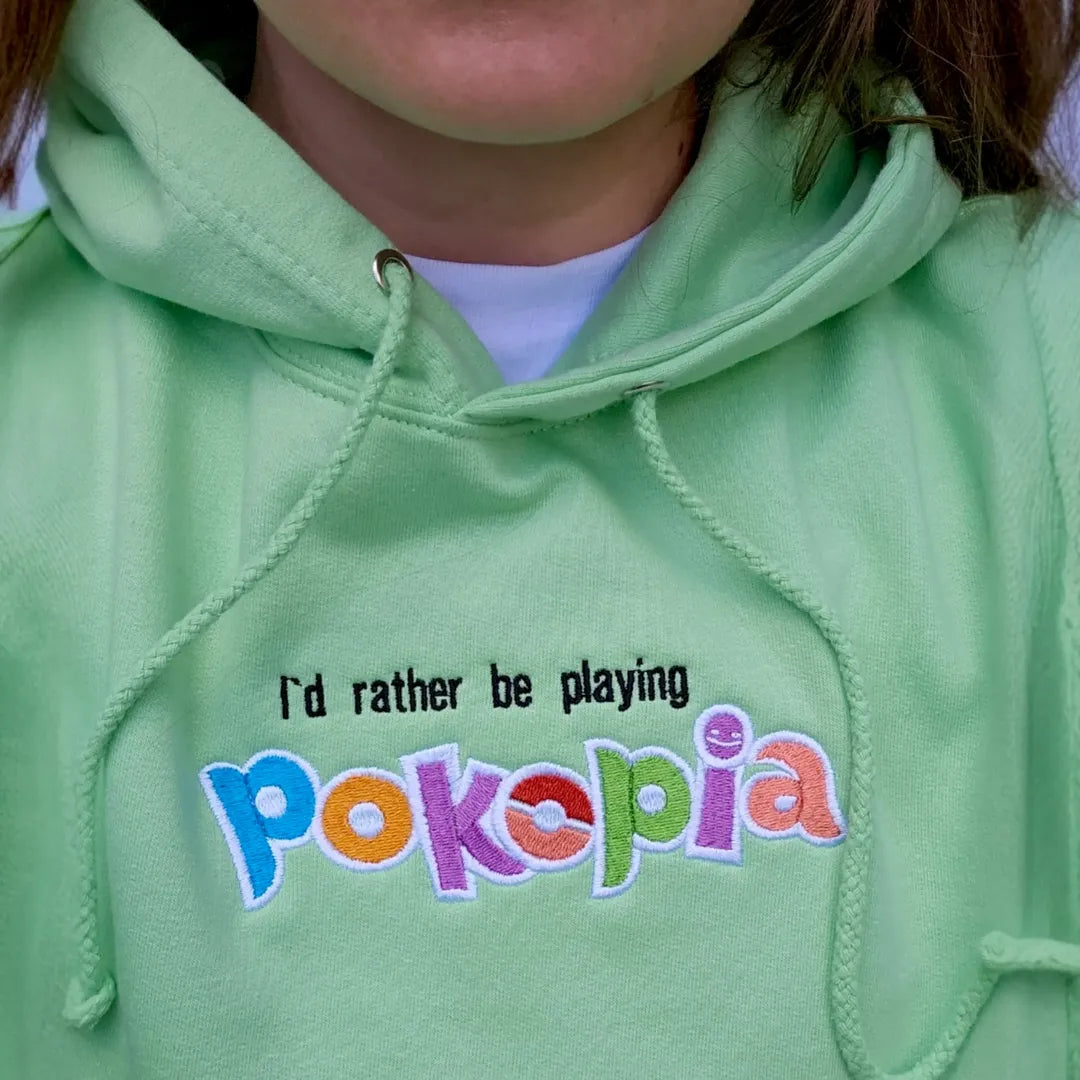Cozy Game Embroidered Hoodie | Cute Gaming Hoodie
